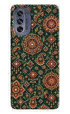 Green Pataka Moto G62 5G Hard Case Back Cover by Casekaro