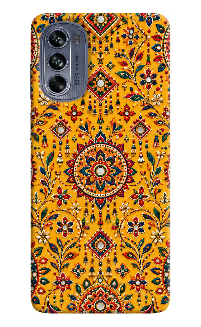 Sunlit Aura Moto G62 5G Hard Case Back Cover by Casekaro