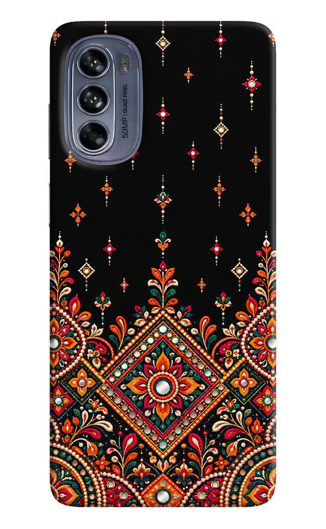 Noir Mehfil Moto G62 5G Hard Case Back Cover by Casekaro