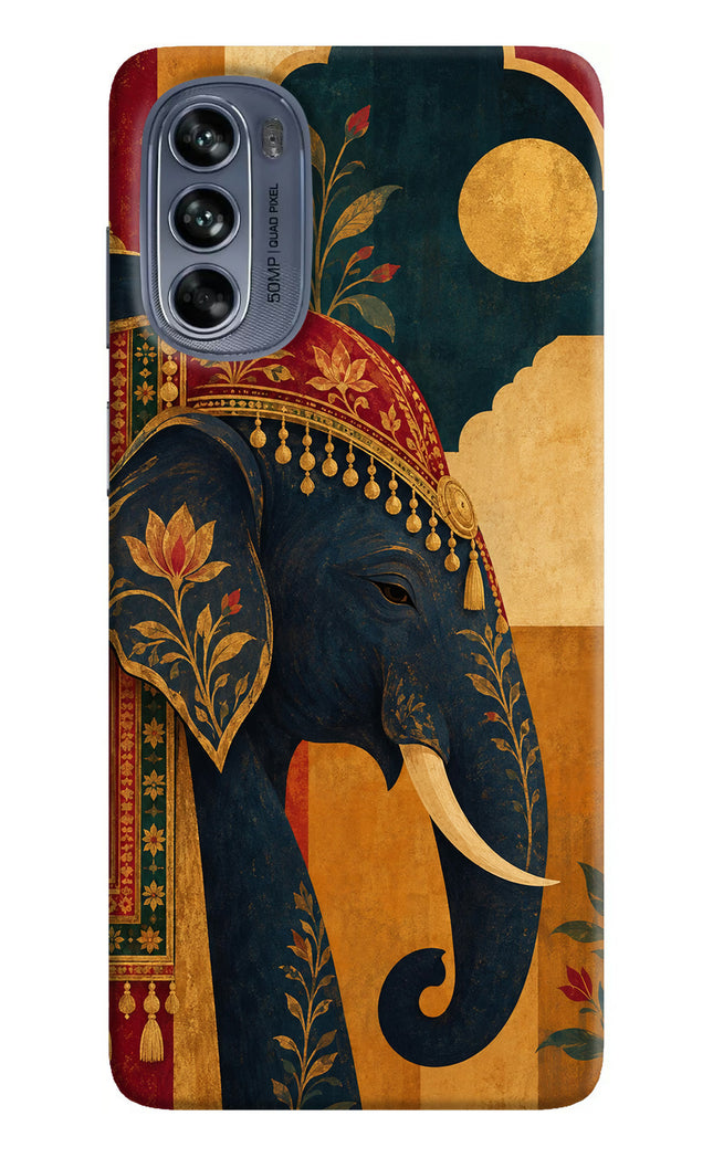 Royal Elephant Moto G62 5G Hard Case Back Cover by Casekaro