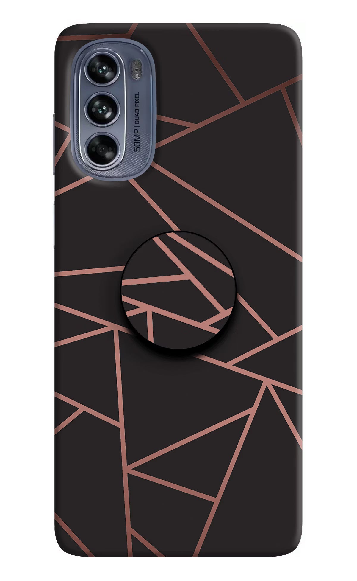 Geometric Pattern Moto G62 5G Pop Case by Casekaro
