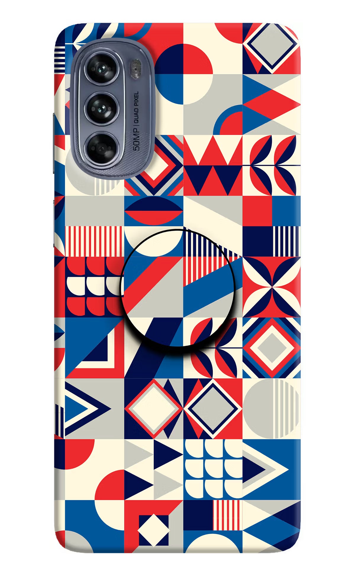 Colorful Pattern Moto G62 5G Pop Case by Casekaro
