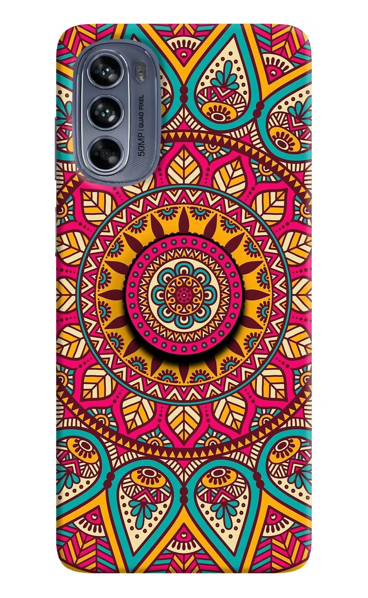 Mandala Moto G62 5G Pop Case by Casekaro