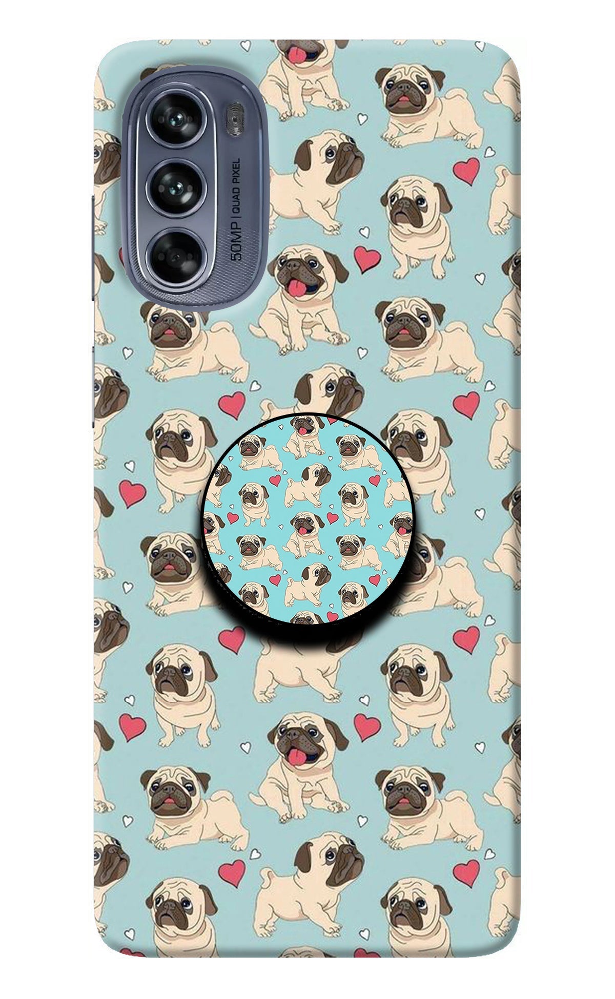 Pug Dog Moto G62 5G Pop Case