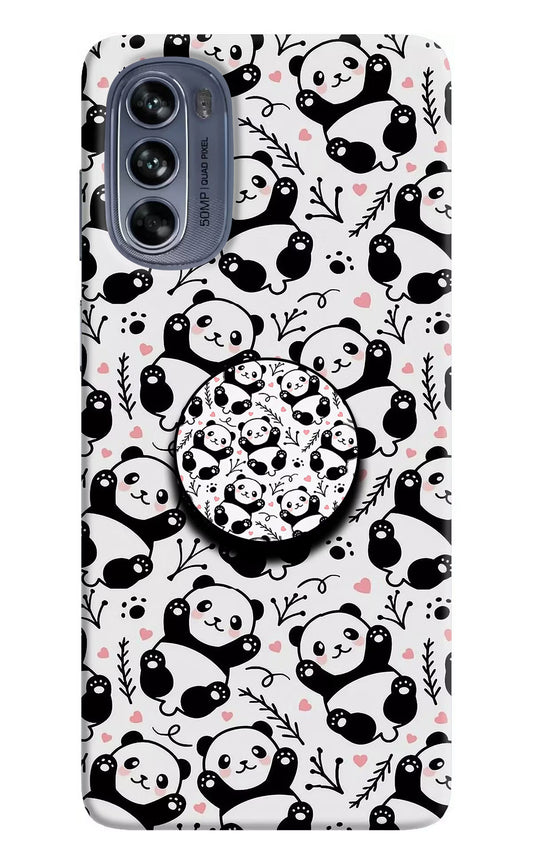 Cute Panda Moto G62 5G Pop Case by Casekaro