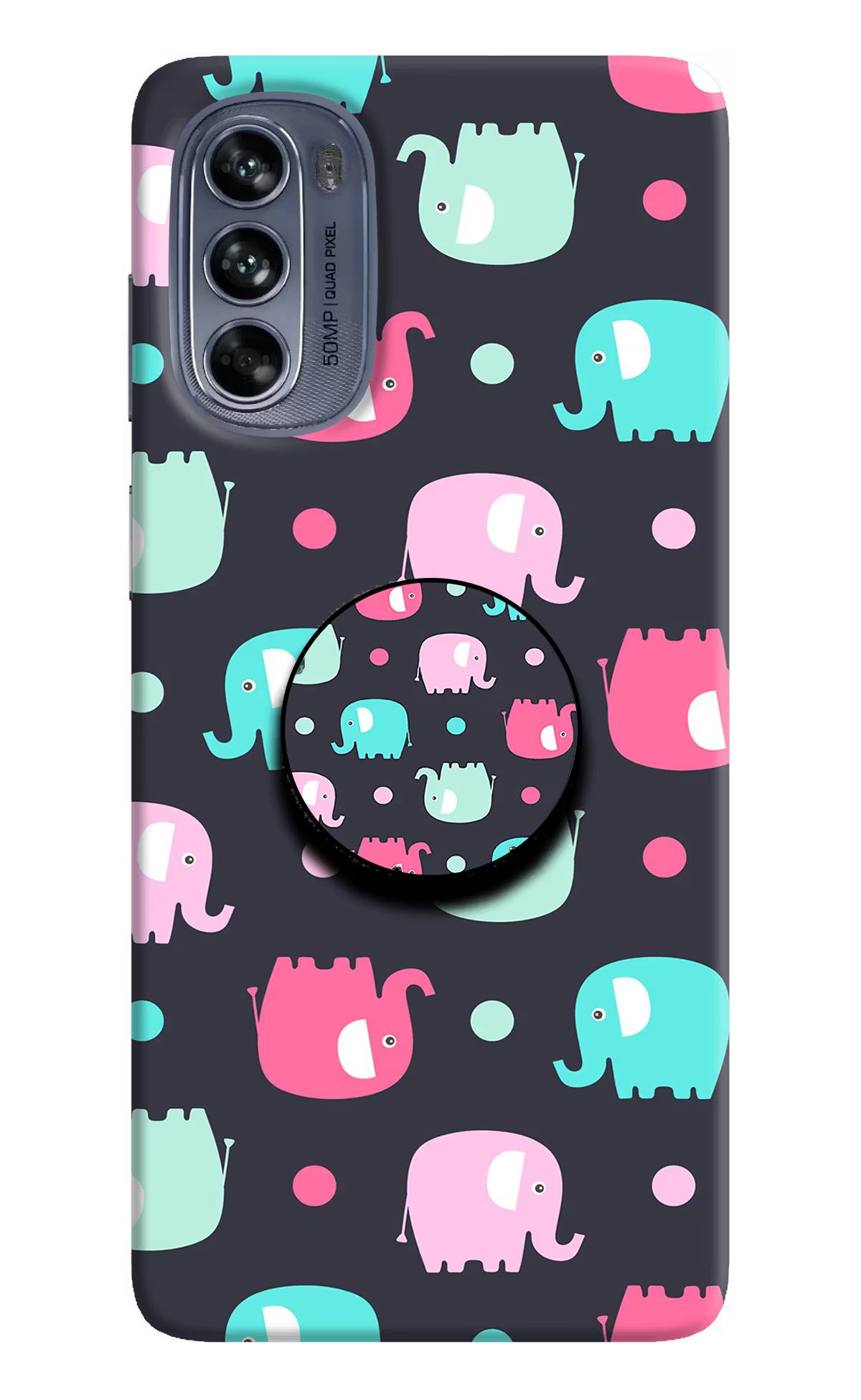 Baby Elephants Moto G62 5G Pop Case by Casekaro