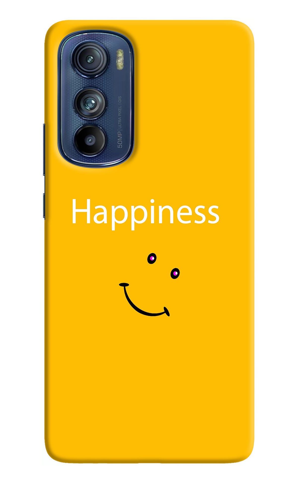 Happiness With Smiley Moto Edge 30 Back Cover