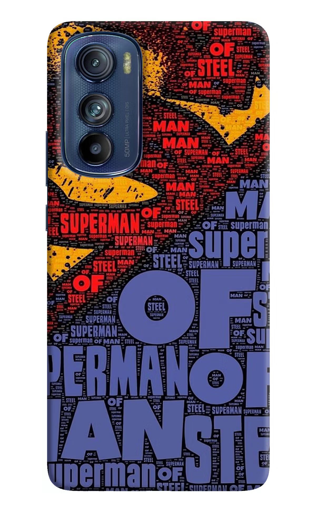 Superman Moto Edge 30 Hard Case Back Cover by Casekaro