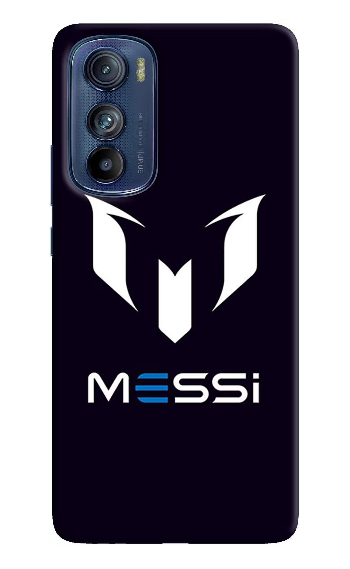 Messi Logo Moto Edge 30 Hard Case Back Cover by Casekaro