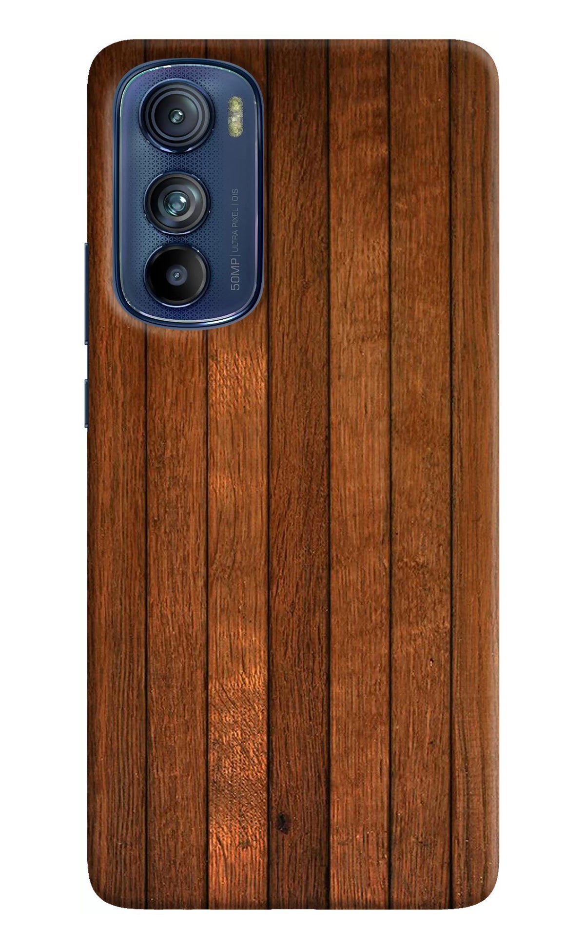 Wooden Artwork Bands Moto Edge 30 Back Cover