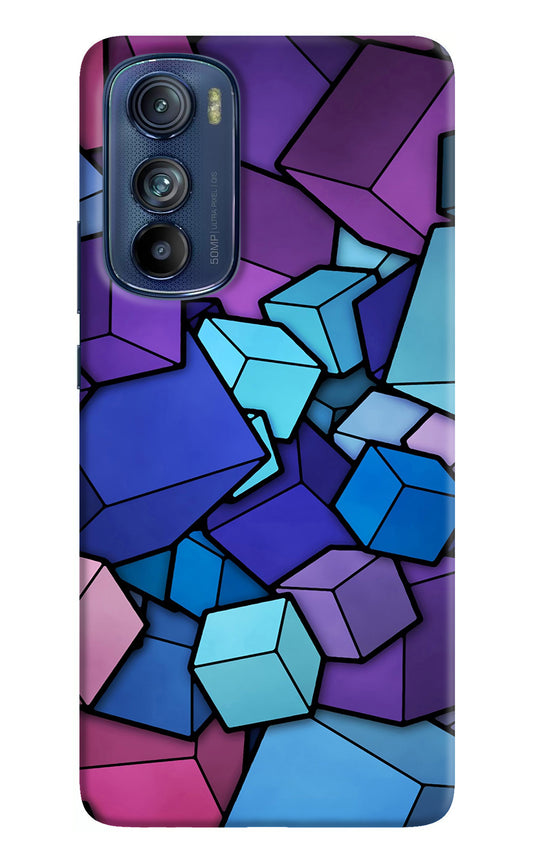 Cubic Abstract Moto Edge 30 Back Cover