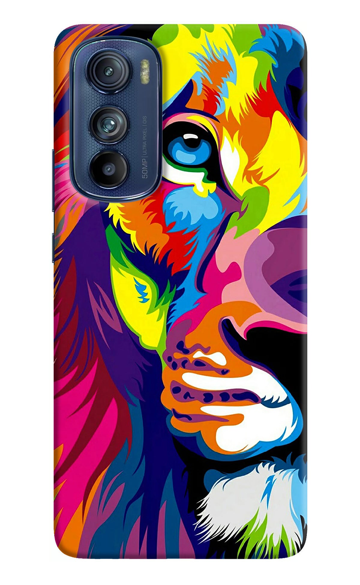 Lion Half Face Moto Edge 30 Back Cover