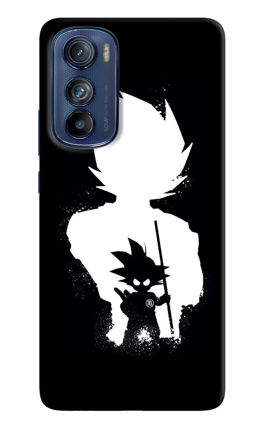 Goku Shadow Moto Edge 30 Hard Case Back Cover by Casekaro