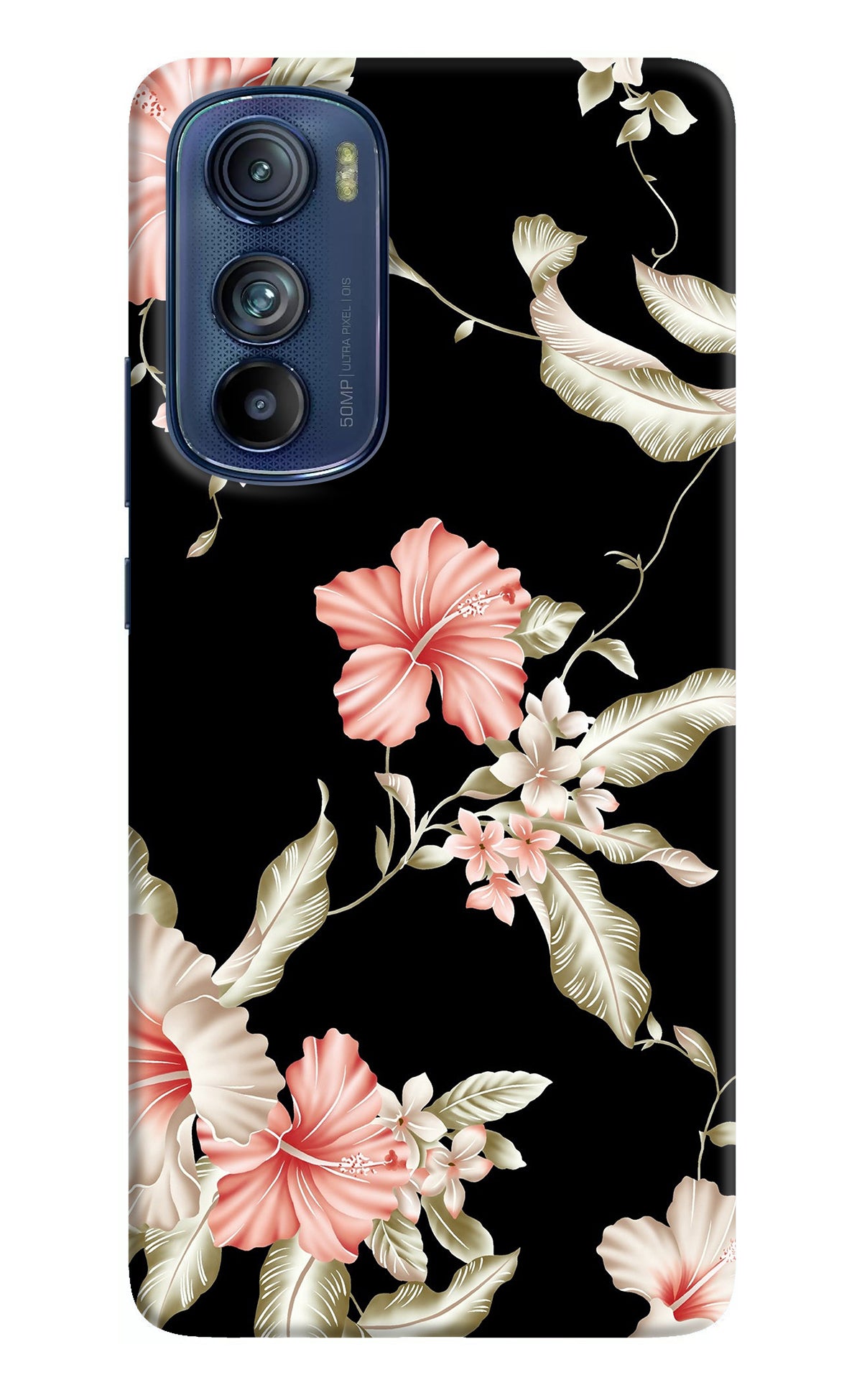 Flowers Moto Edge 30 Back Cover