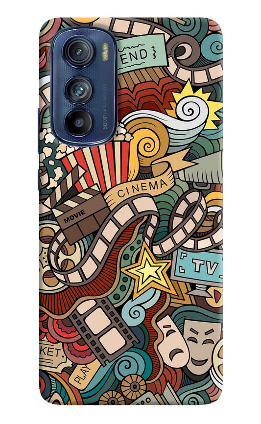 Cinema Abstract Moto Edge 30 Hard Case Back Cover by Casekaro