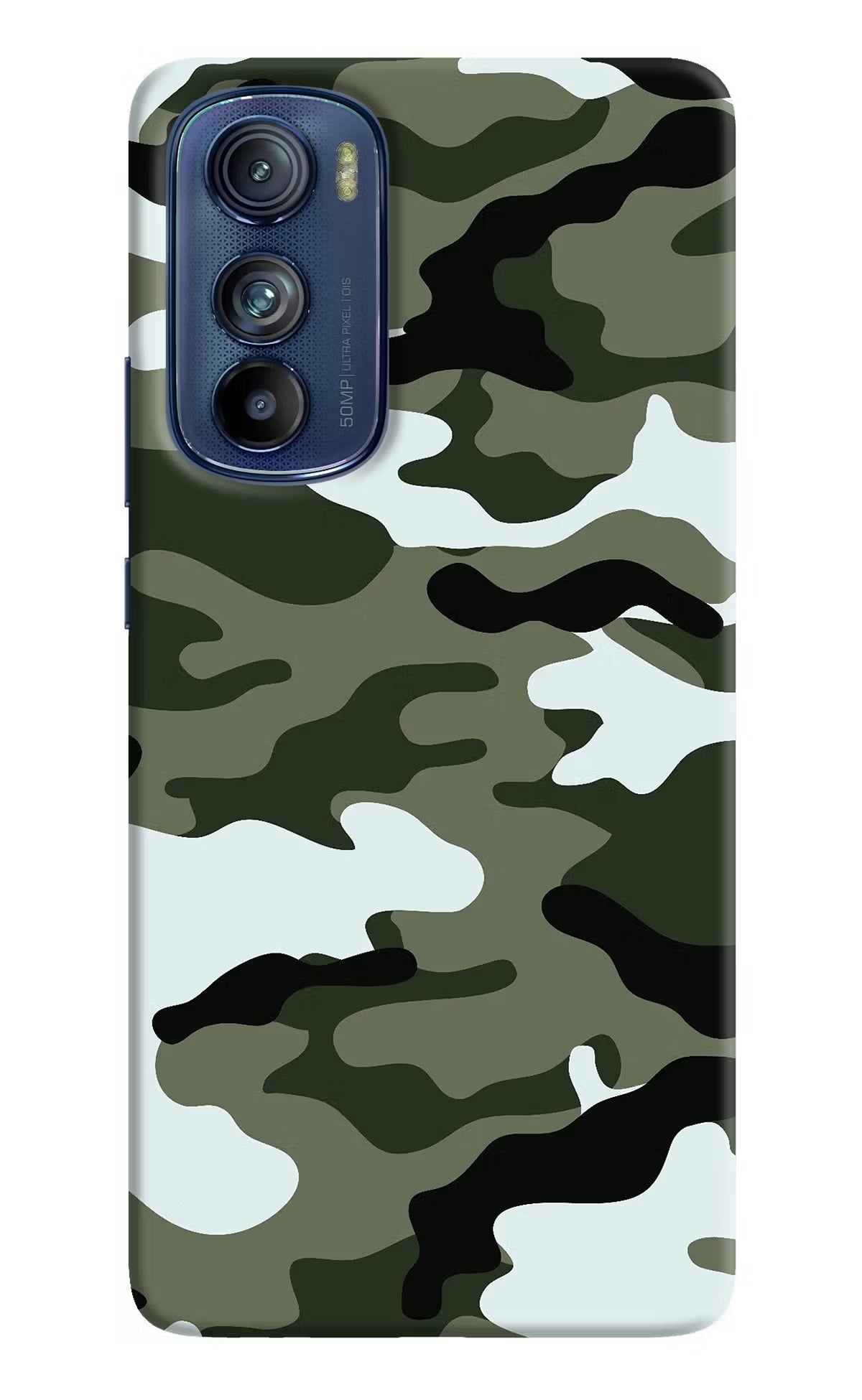 Camouflage Moto Edge 30 Hard Case Back Cover by Casekaro