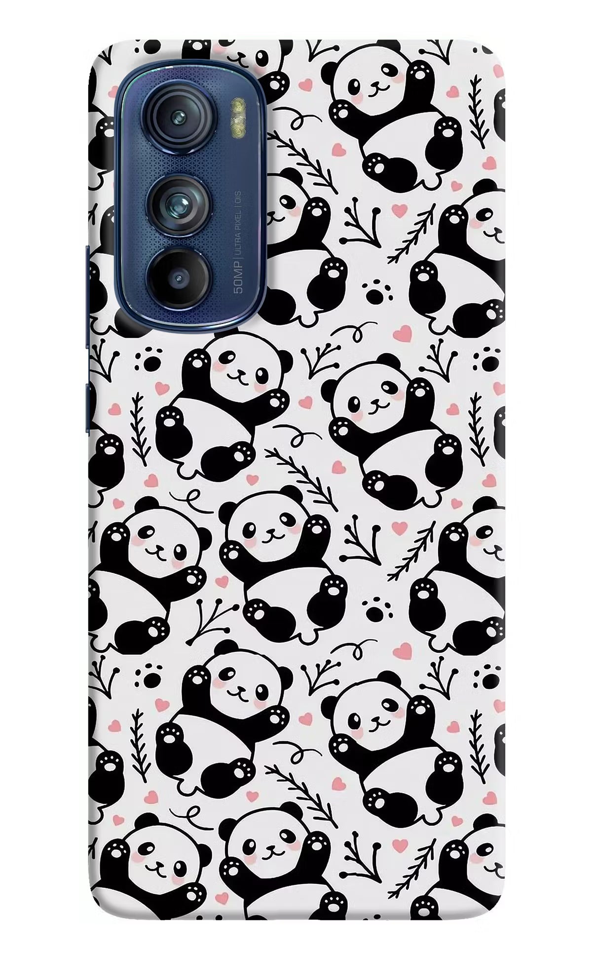 Cute Panda Moto Edge 30 Hard Case Back Cover by Casekaro