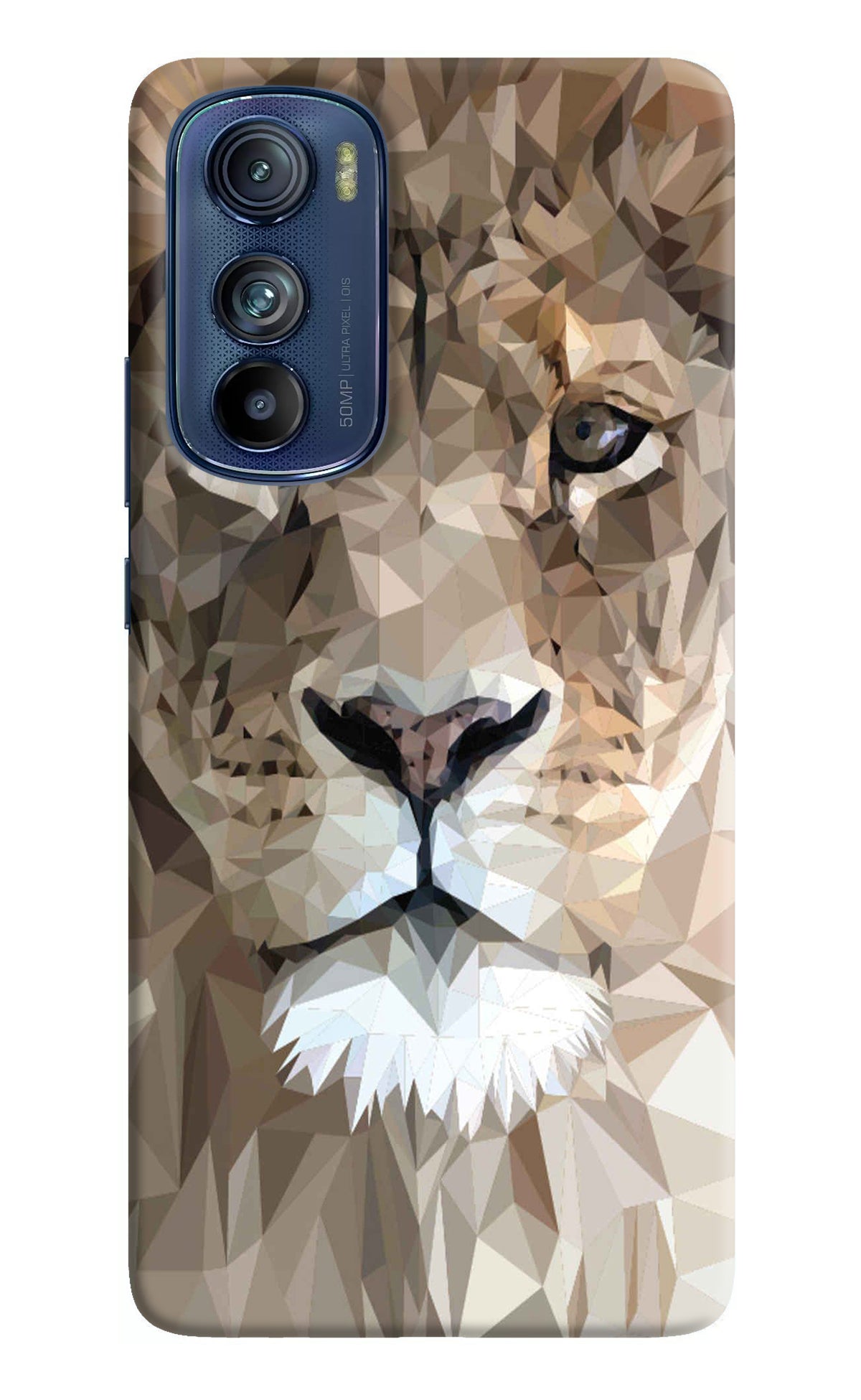 Lion Art Moto Edge 30 Back Cover