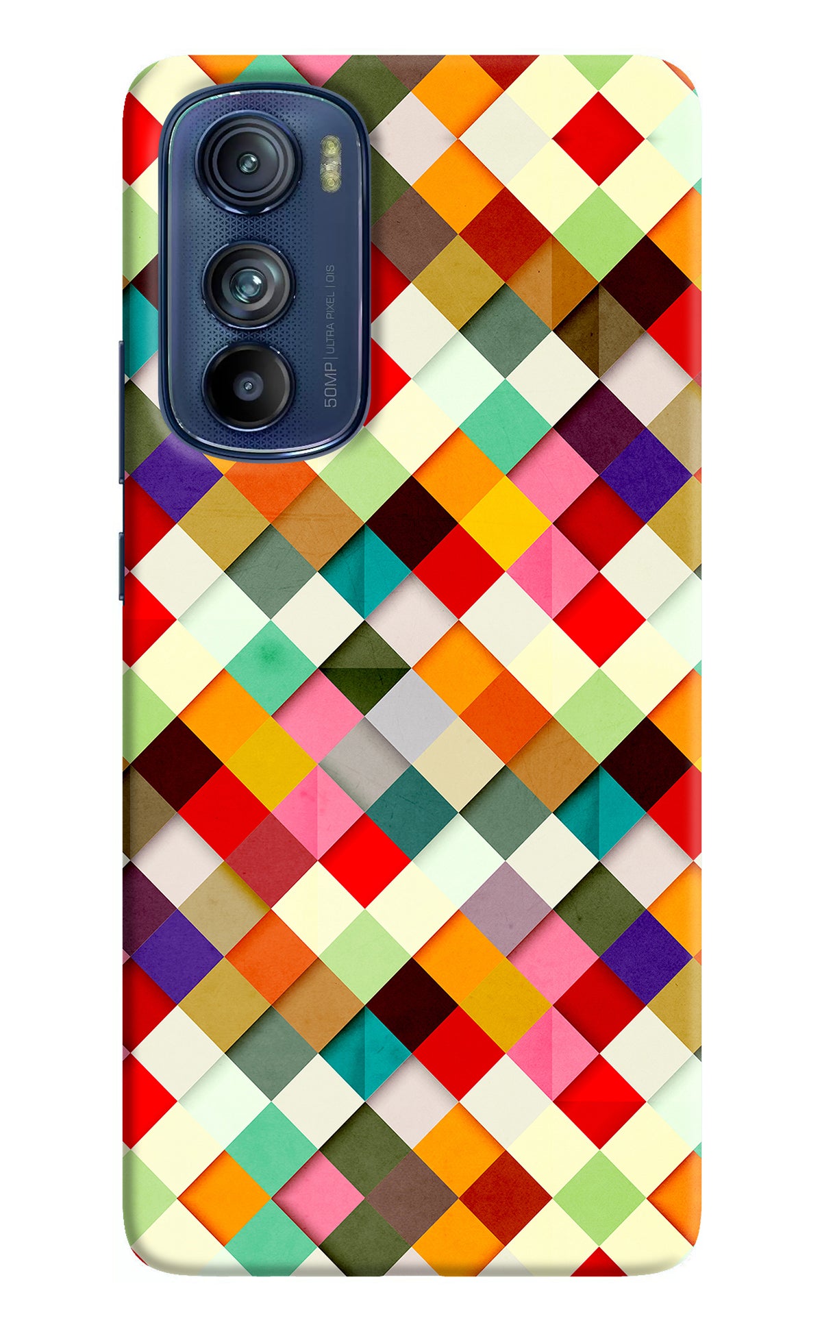 Geometric Abstract Colorful Moto Edge 30 Back Cover