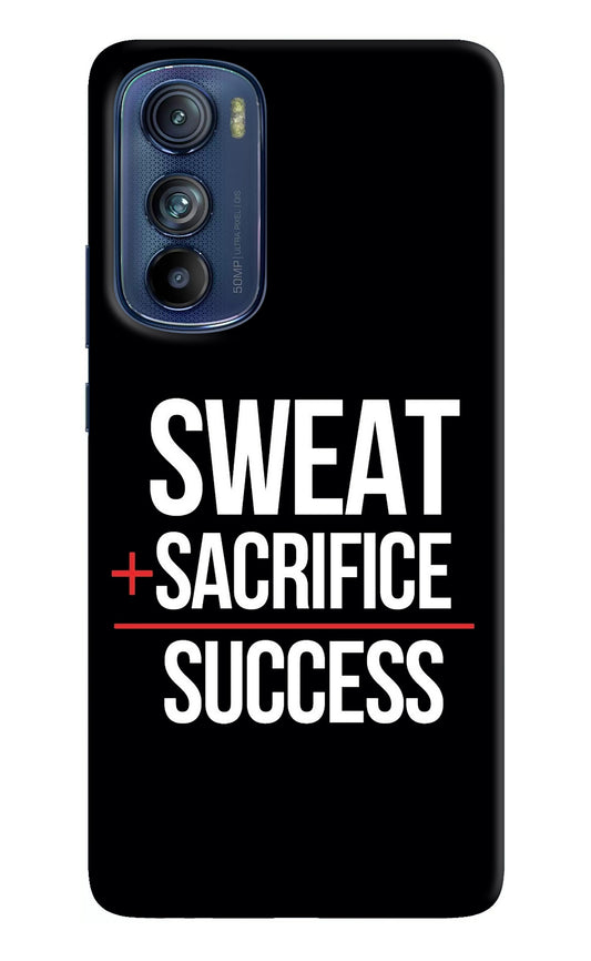 Sweat Sacrifice Success Moto Edge 30 Back Cover