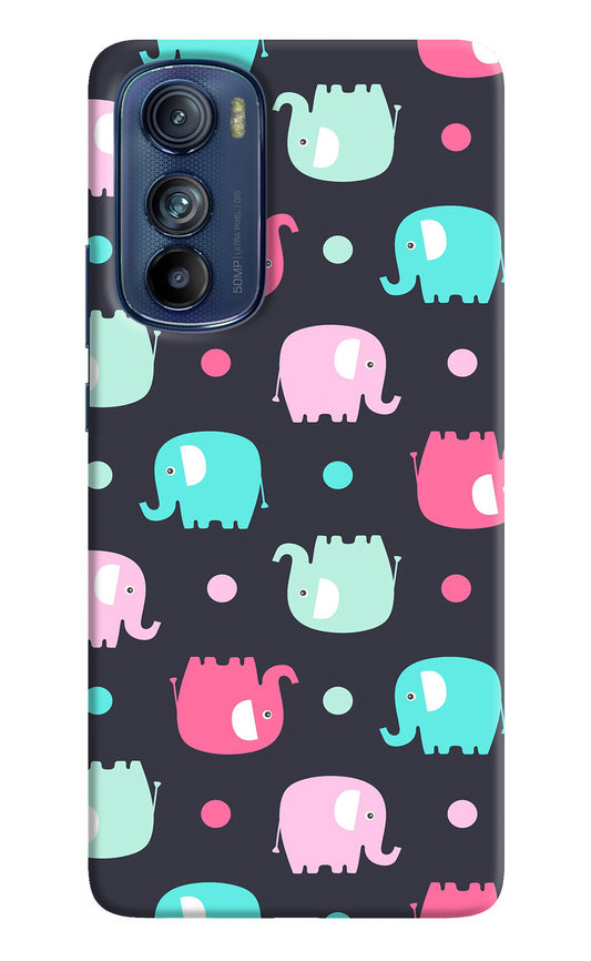 Elephants Moto Edge 30 Back Cover