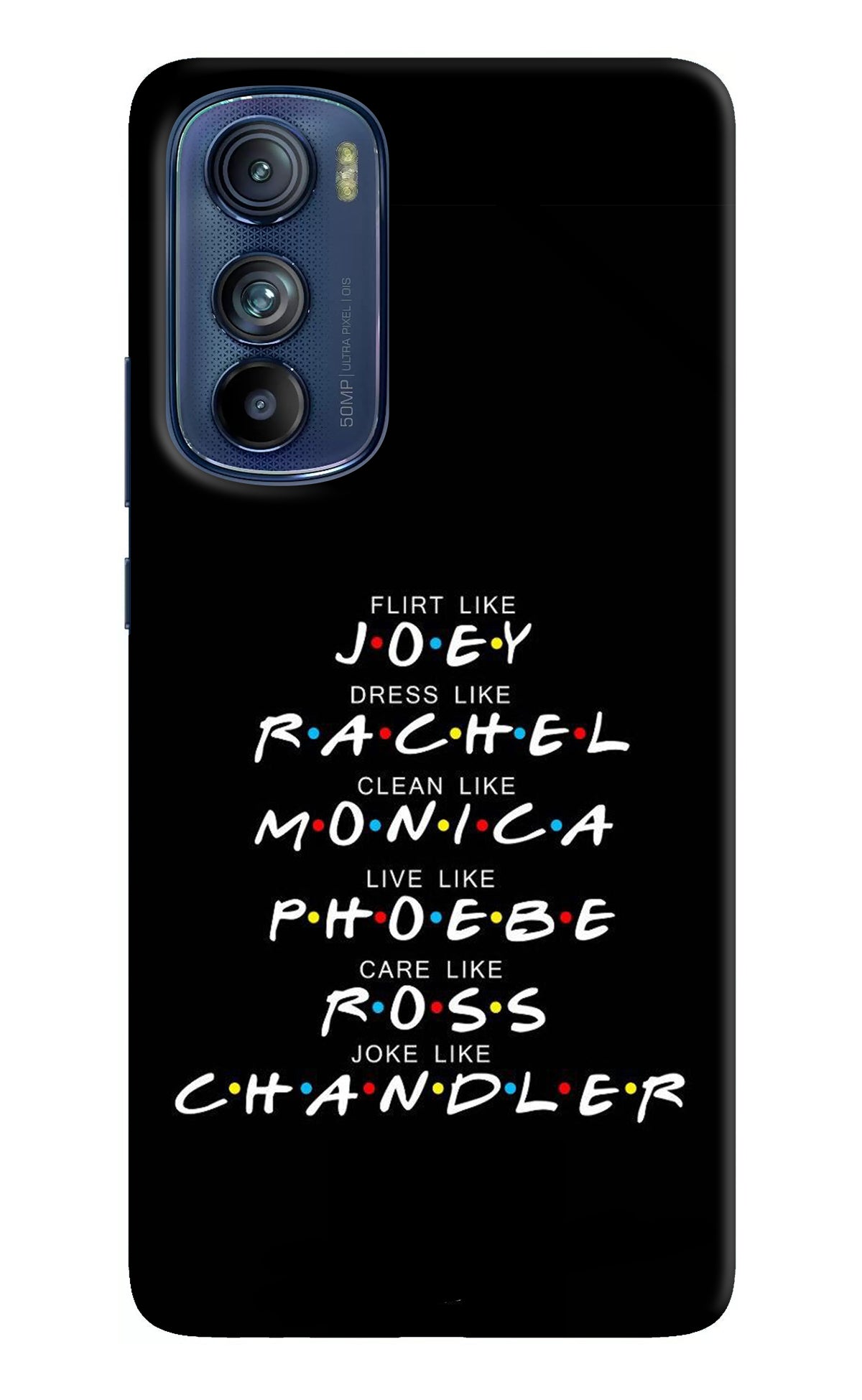 FRIENDS Character Moto Edge 30 Back Cover