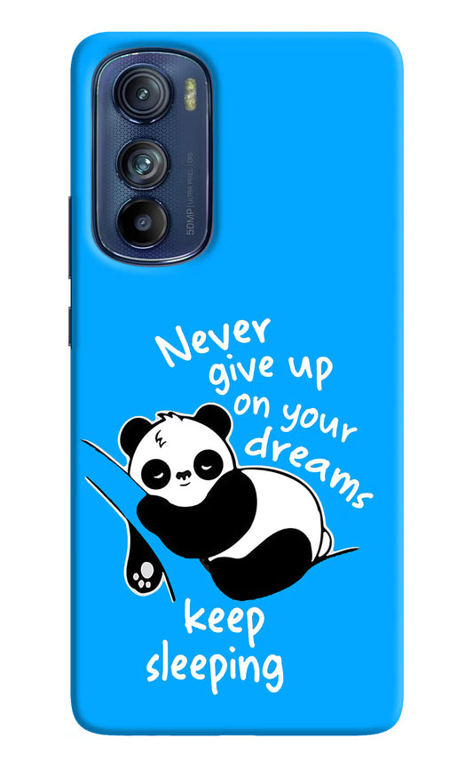 Keep Sleeping Moto Edge 30 Hard Case Back Cover by Casekaro