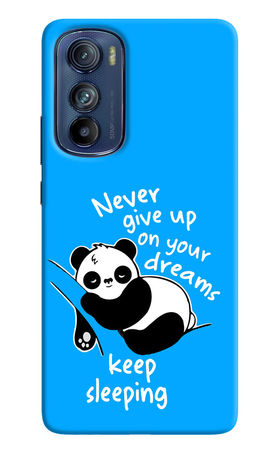 Keep Sleeping Moto Edge 30 Back Cover, Hard case