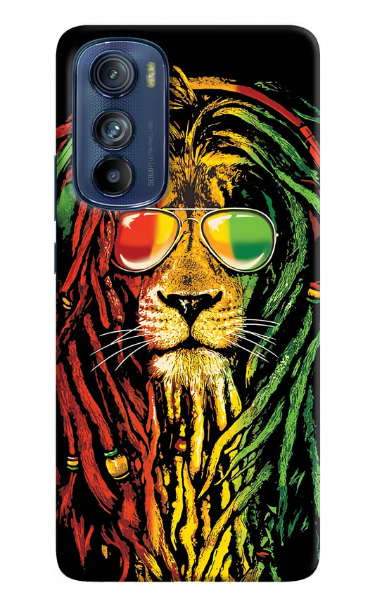 Rasta Lion Moto Edge 30 Back Cover