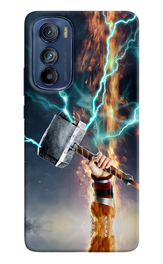 Thor Hammer Mjolnir Moto Edge 30 Hard Case Back Cover by Casekaro