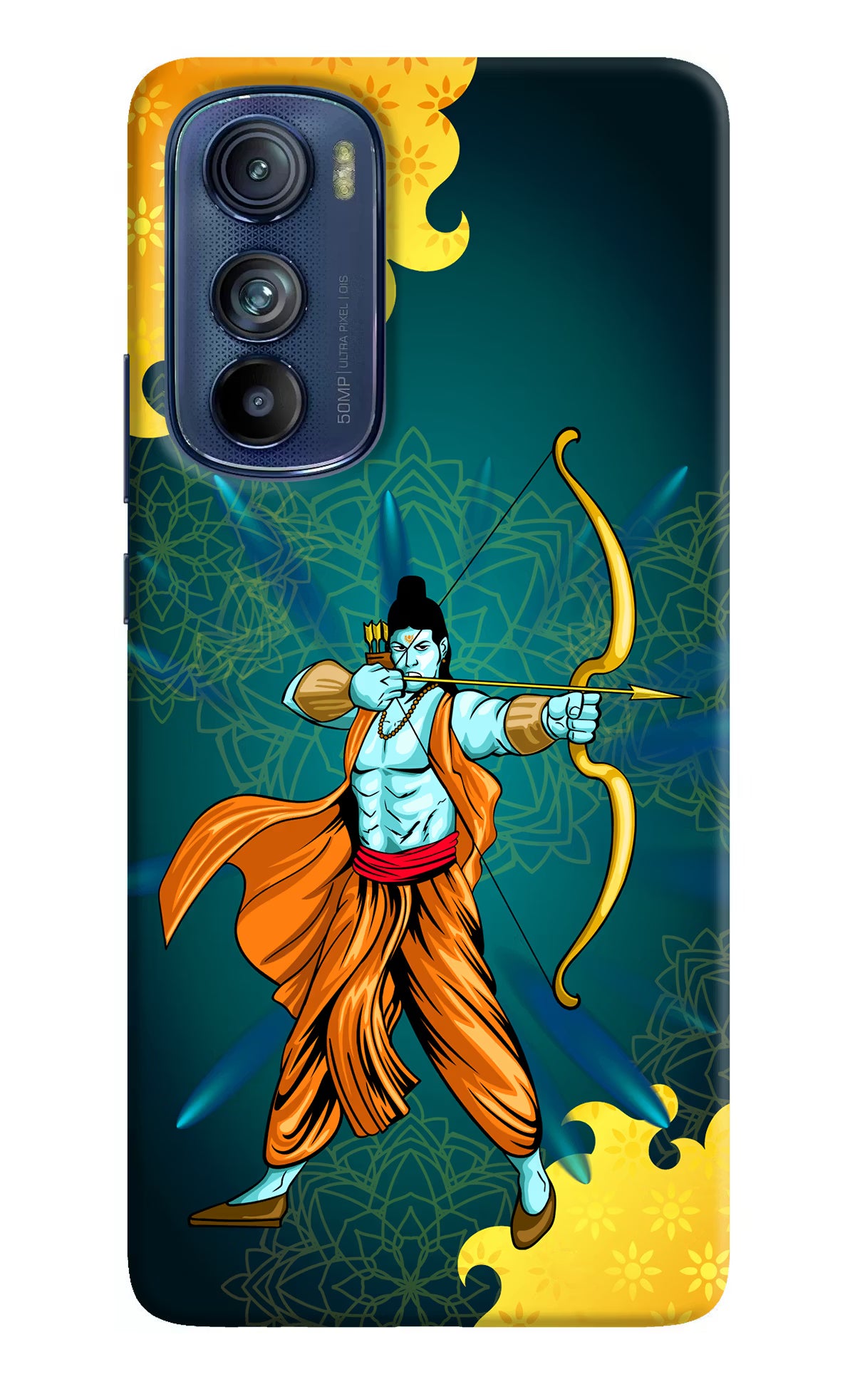 Lord Ram - 6 Moto Edge 30 Hard Case Back Cover by Casekaro