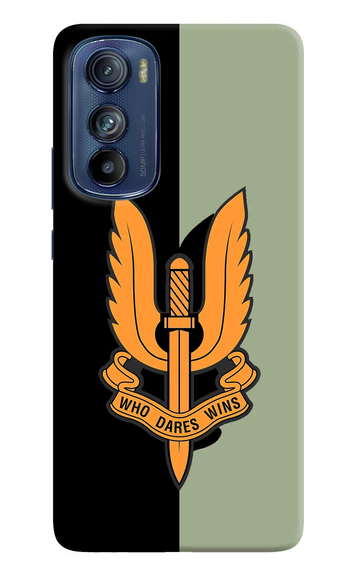 Balidan Logo Moto Edge 30 Hard Case Back Cover by Casekaro