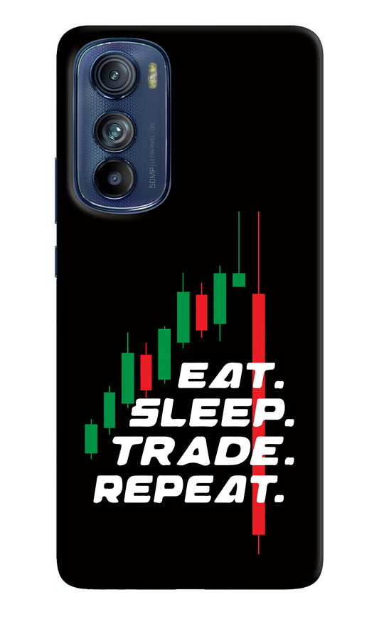 Eat Sleep Trade Repeat Moto Edge 30 Back Cover