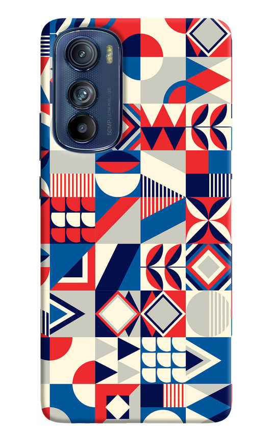 Colorful Pattern Moto Edge 30 Back Cover