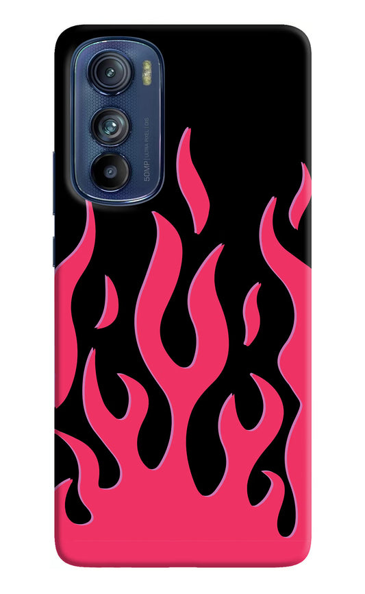 Fire Flames Moto Edge 30 Hard Case Back Cover by Casekaro