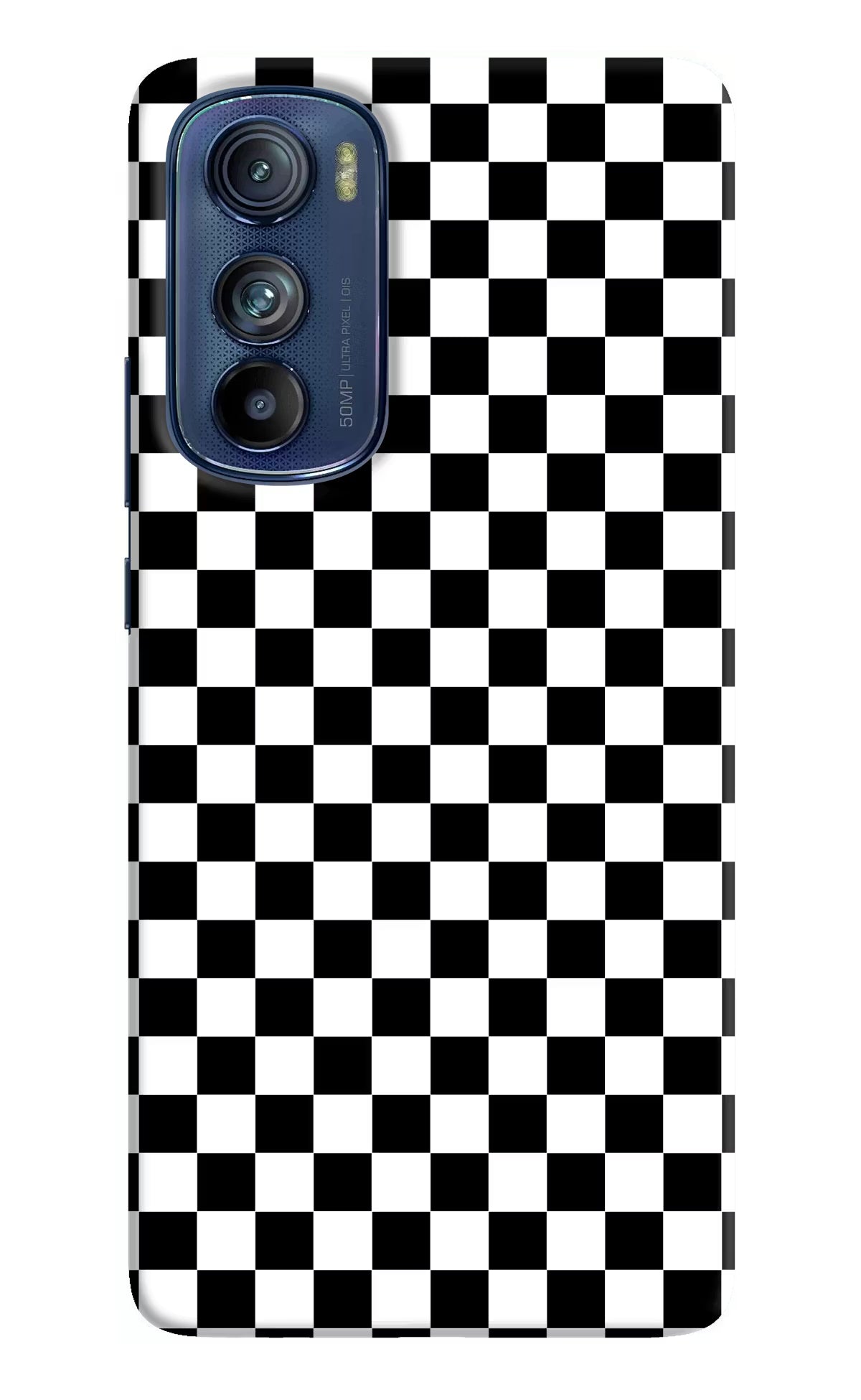 Chess Board Moto Edge 30 Hard Case Back Cover by Casekaro