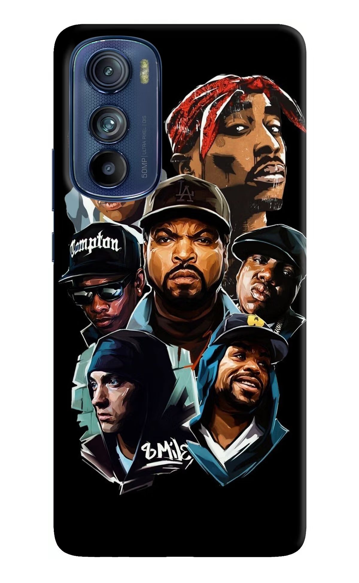 Rappers Moto Edge 30 Hard Case Back Cover by Casekaro
