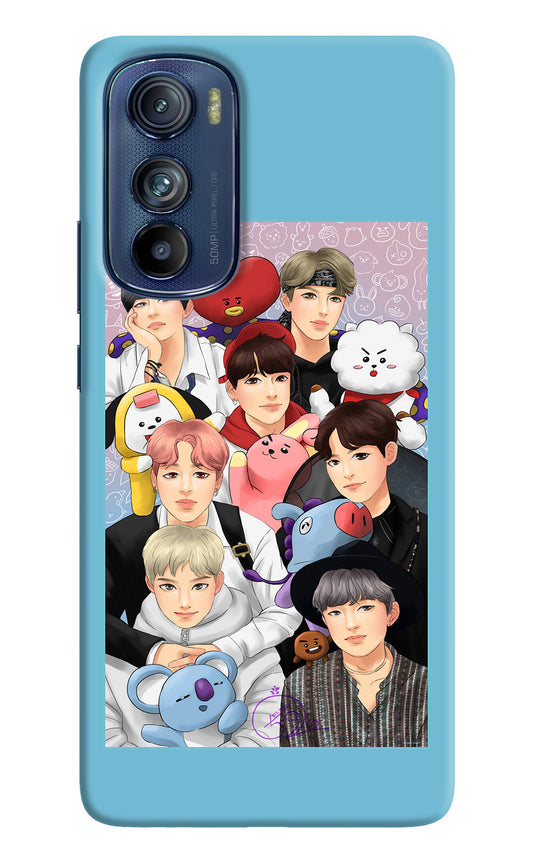 BTS with animals Moto Edge 30 Back Cover