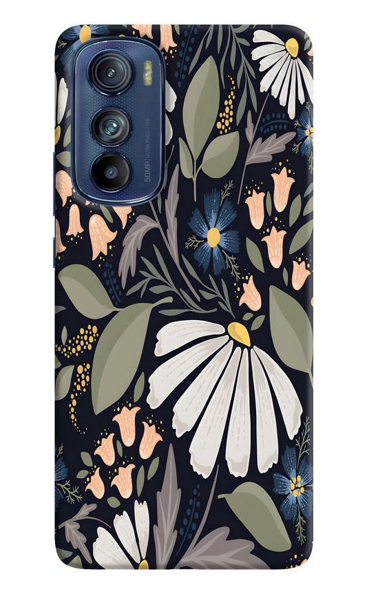 Flowers Art Moto Edge 30 Hard Case Back Cover by Casekaro