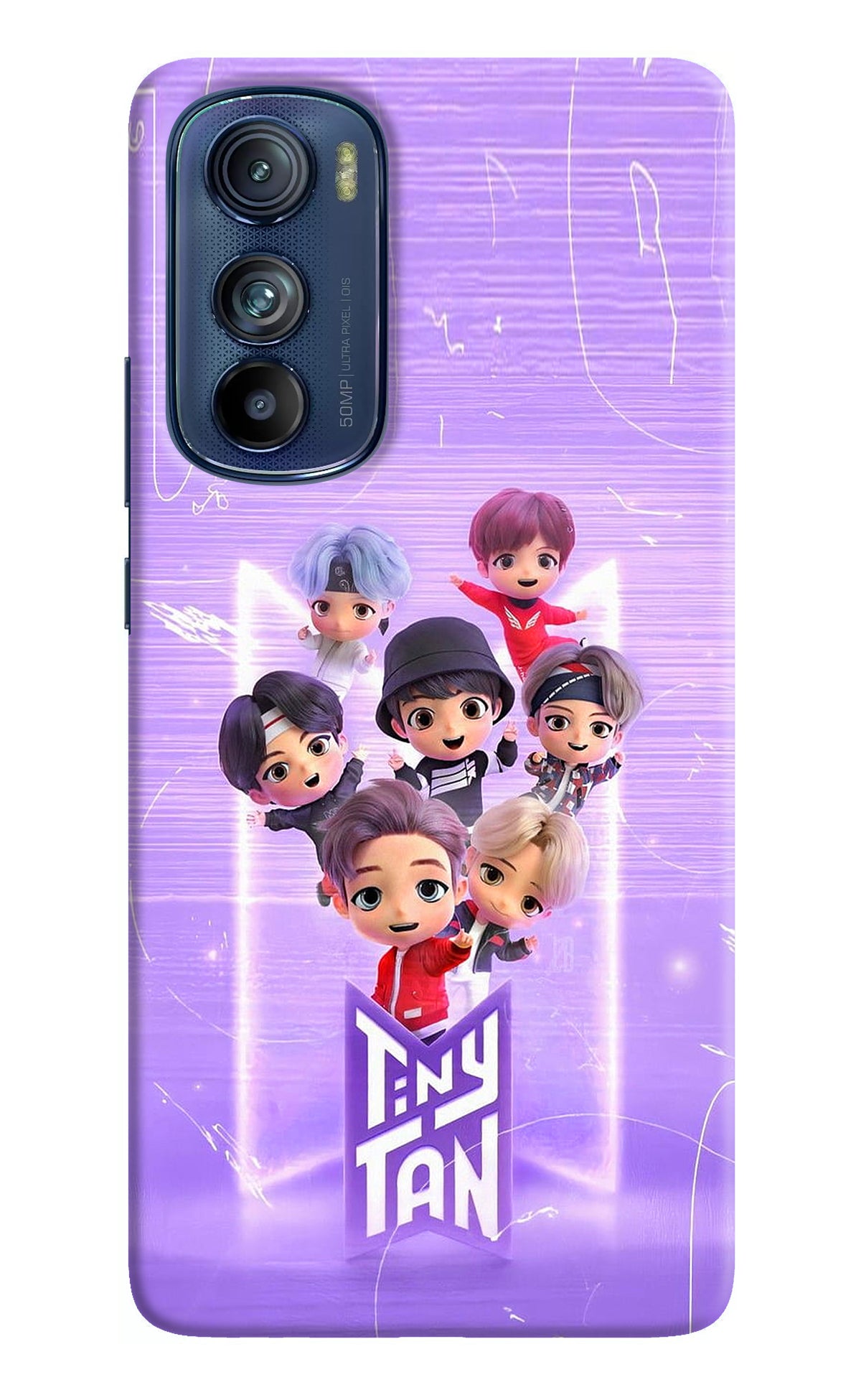 BTS Tiny Tan Moto Edge 30 Back Cover