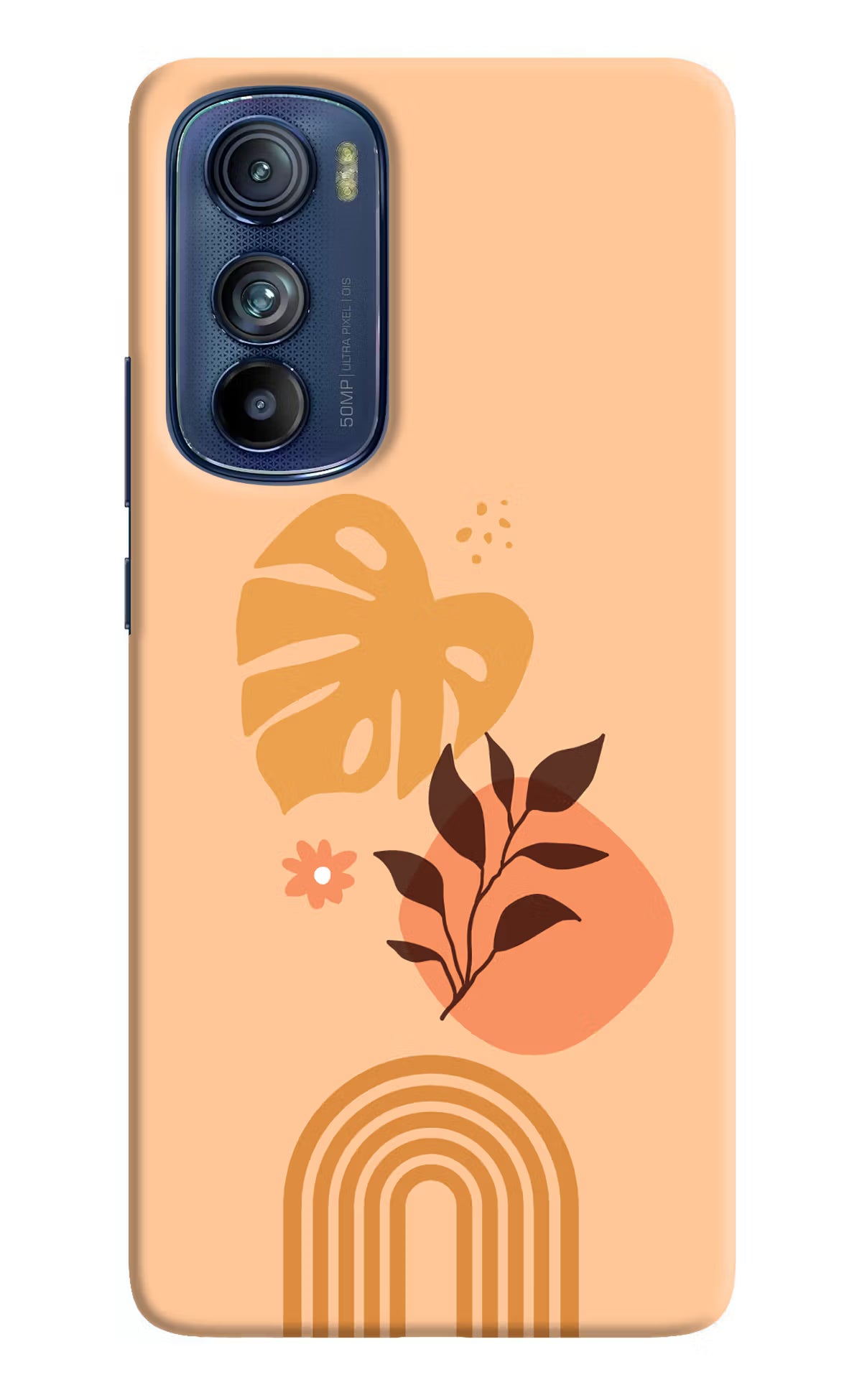 Bohemian Art Moto Edge 30 Hard Case Back Cover by Casekaro