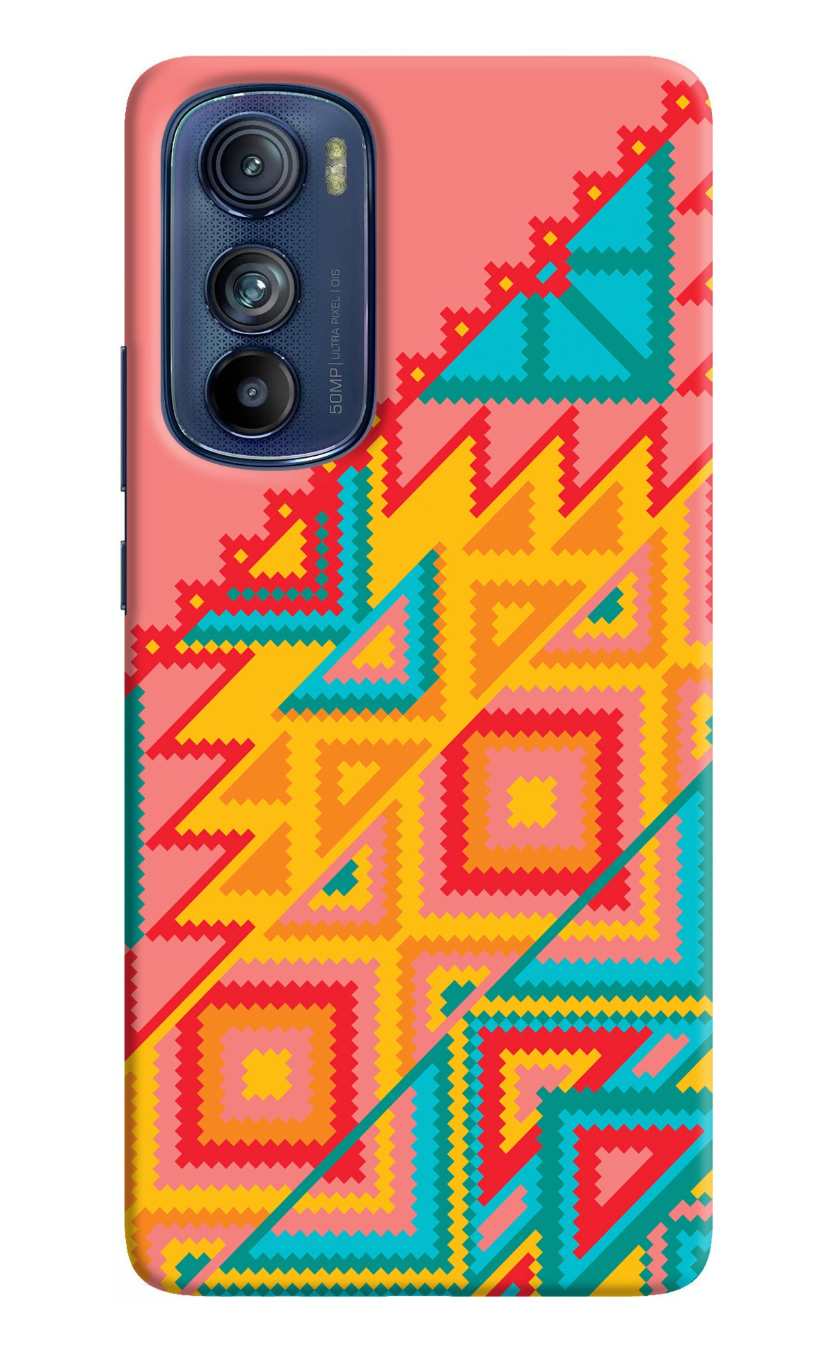 Aztec Tribal Moto Edge 30 Back Cover