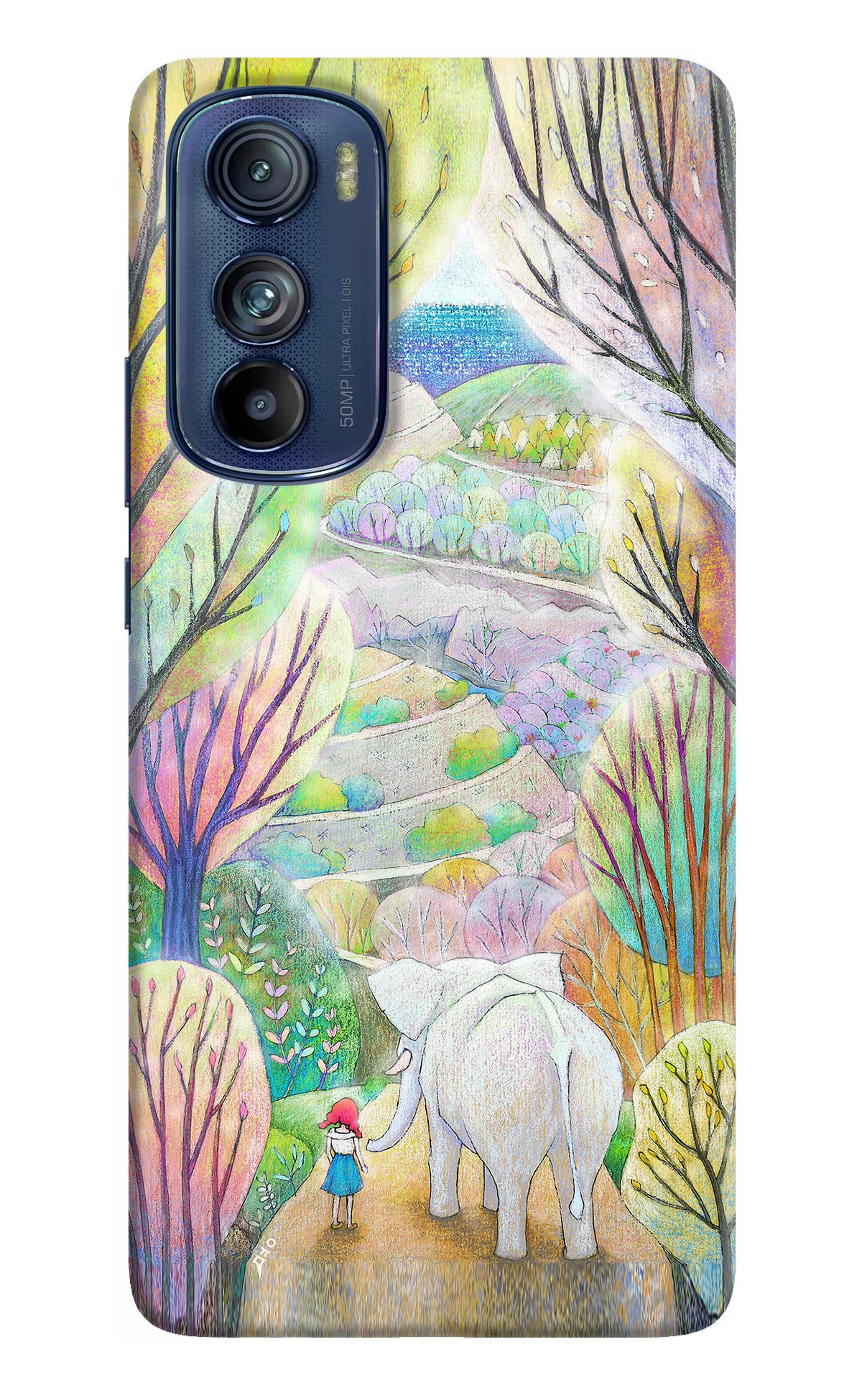 Nature Painting Moto Edge 30 Hard Case Back Cover by Casekaro