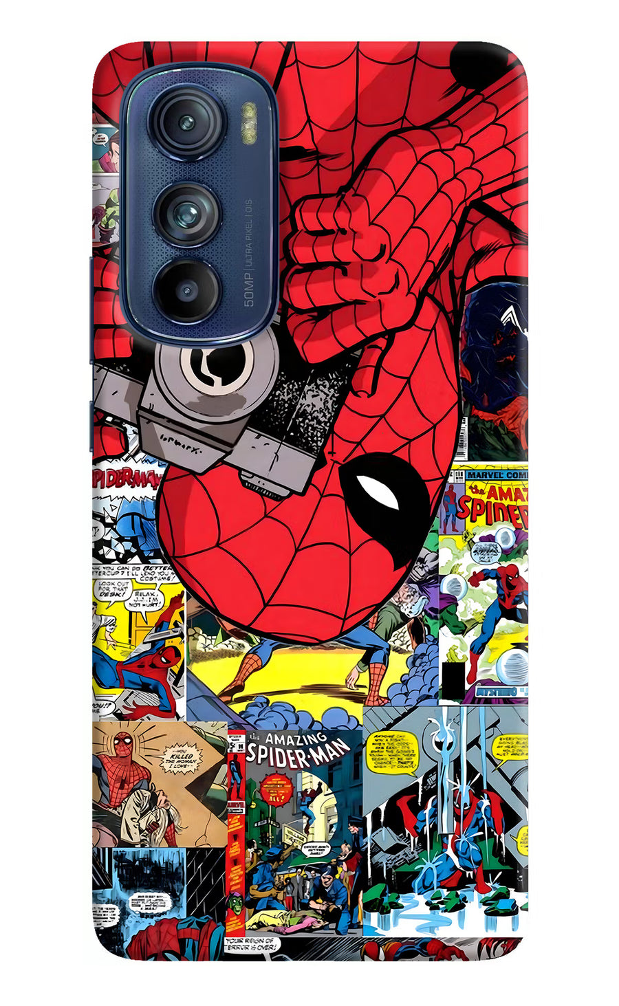 Spider Man Moto Edge 30 Back Cover, Hard case