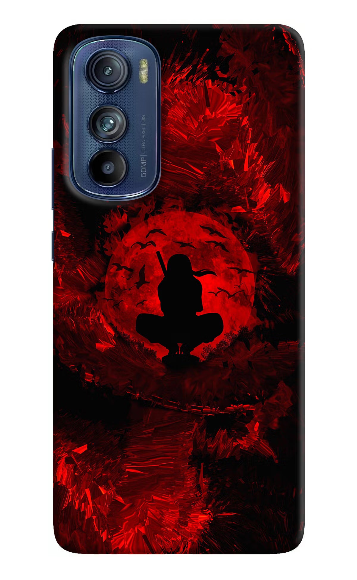 Itachi Uchiha Moto Edge 30 Hard Case Back Cover by Casekaro