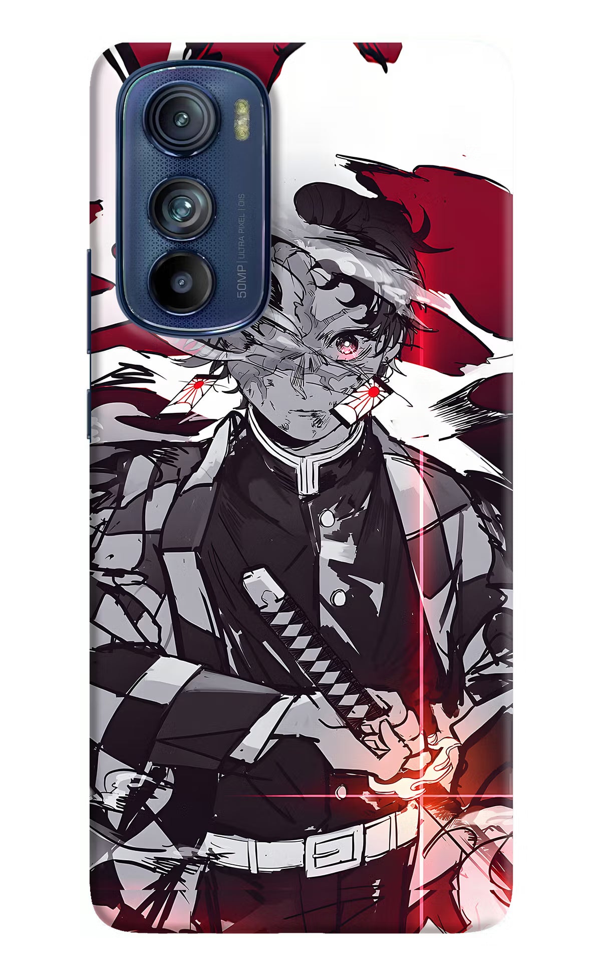 Demon Slayer Moto Edge 30 Hard Case Back Cover by Casekaro