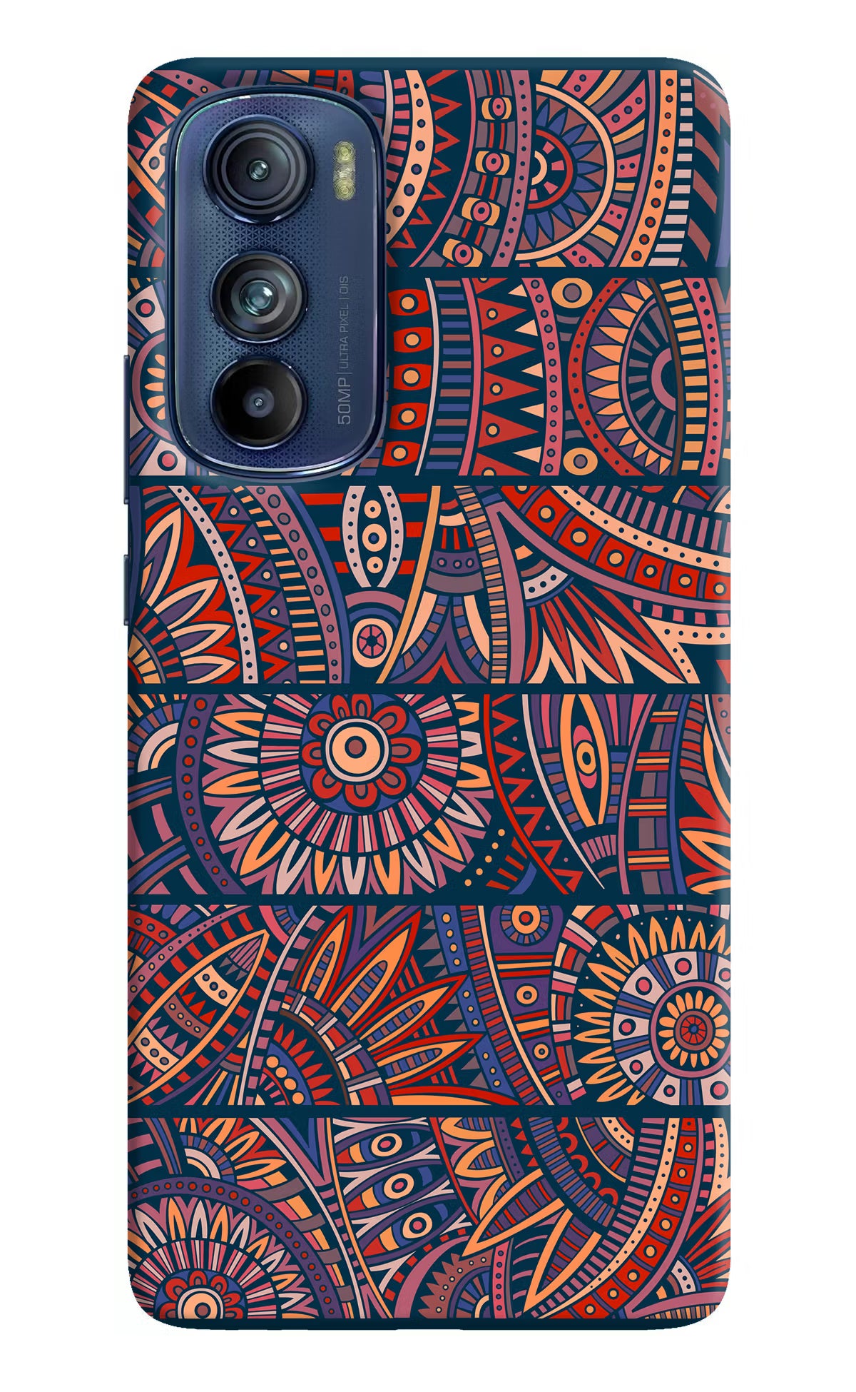 African Culture Design Moto Edge 30 Hard Case Back Cover by Casekaro