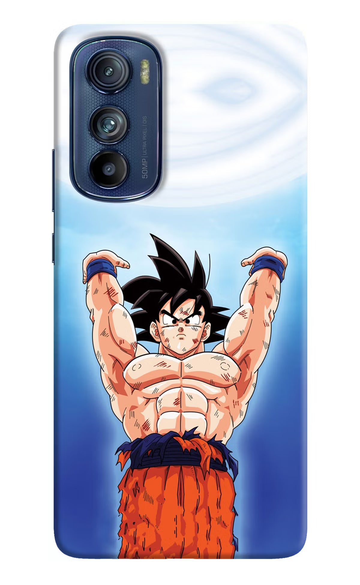 Goku Power Moto Edge 30 Hard Case Back Cover by Casekaro