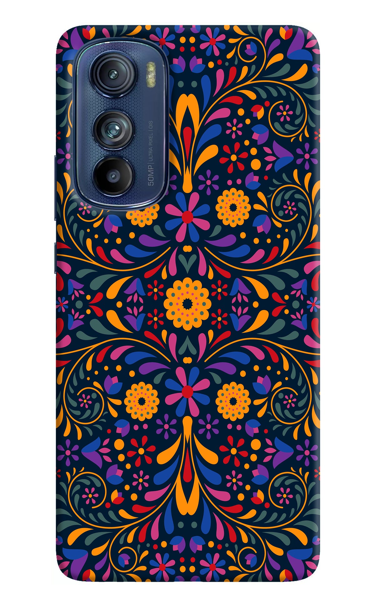 Mexican Art Moto Edge 30 Back Cover