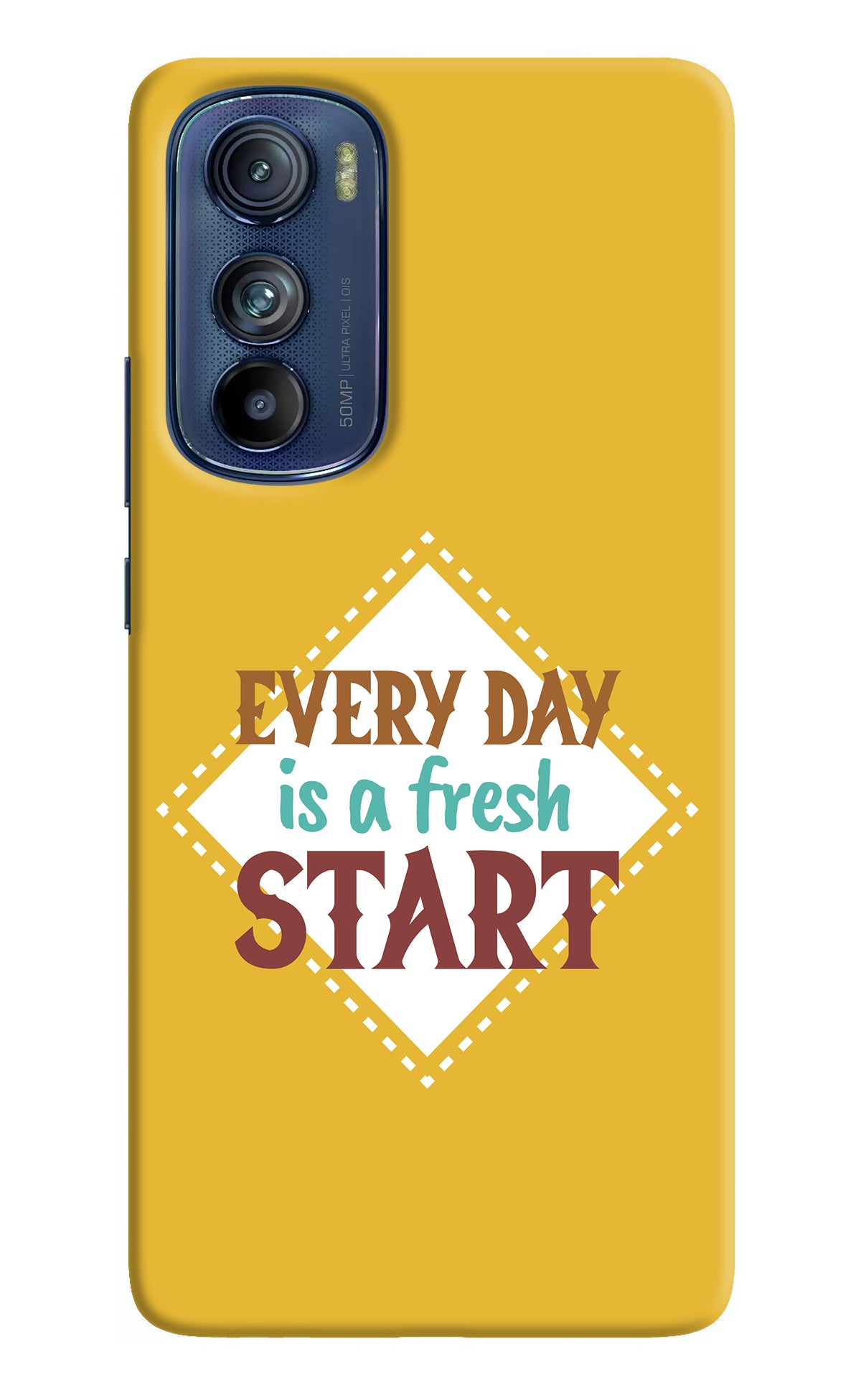 Every day is a Fresh Start Moto Edge 30 Back Cover